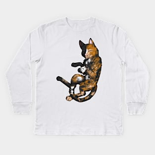 Chimera Shorthair Kids Long Sleeve T-Shirt